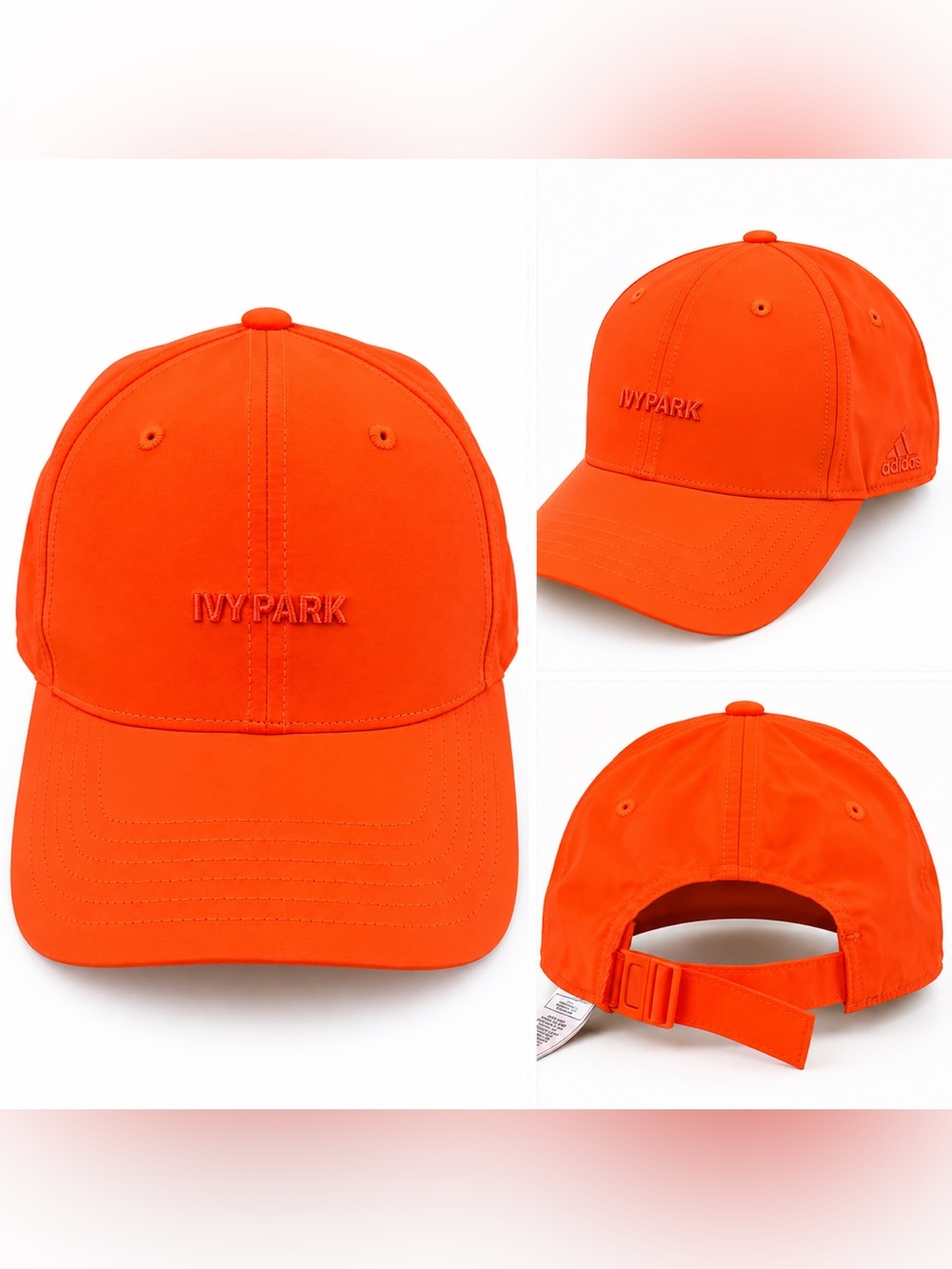 IVY PARK Bright Orange Logo Baseball Cap